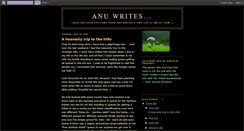 Desktop Screenshot of me-myself-anu.blogspot.com