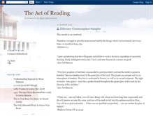 Tablet Screenshot of actofreading.blogspot.com