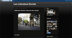 Desktop Screenshot of leoliteraturaescrita.blogspot.com