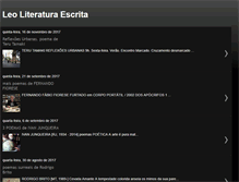 Tablet Screenshot of leoliteraturaescrita.blogspot.com