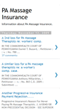 Mobile Screenshot of pa-massage-insurance.blogspot.com