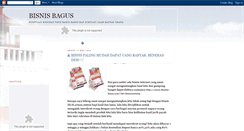 Desktop Screenshot of bisnisbagus-herman.blogspot.com