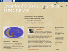 Tablet Screenshot of lunabears.blogspot.com