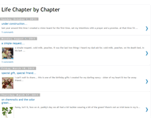 Tablet Screenshot of lifechapterbychapter.blogspot.com