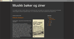 Desktop Screenshot of musikkbookszines.blogspot.com