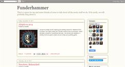 Desktop Screenshot of funderhammer.blogspot.com