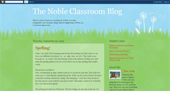 Desktop Screenshot of nobleclassroomblog.blogspot.com