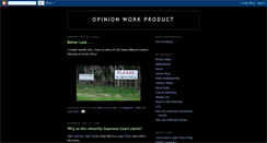 Desktop Screenshot of opinion-work-product.blogspot.com
