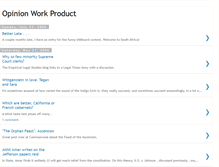 Tablet Screenshot of opinion-work-product.blogspot.com