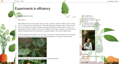 Desktop Screenshot of efficiencyexperiments.blogspot.com