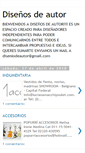 Mobile Screenshot of diseniosdeautor.blogspot.com