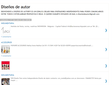 Tablet Screenshot of diseniosdeautor.blogspot.com