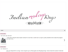 Tablet Screenshot of indianmakeupways.blogspot.com