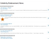 Tablet Screenshot of celebrityendorsementnews.blogspot.com