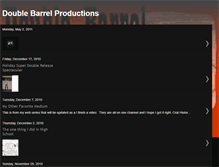 Tablet Screenshot of doublebarrelproductions.blogspot.com