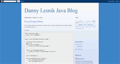 Desktop Screenshot of dannylesnik.blogspot.com