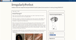 Desktop Screenshot of irregularlyperfect.blogspot.com
