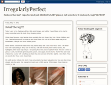 Tablet Screenshot of irregularlyperfect.blogspot.com