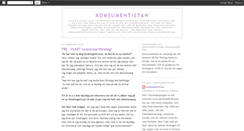 Desktop Screenshot of konsumentistan.blogspot.com