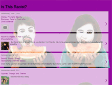 Tablet Screenshot of isthisracistblog.blogspot.com