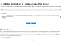 Tablet Screenshot of ecatalogcollectiondserbaneka2u.blogspot.com