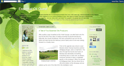 Desktop Screenshot of essentialoilquest.blogspot.com