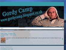 Tablet Screenshot of gordycamp.blogspot.com