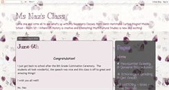 Desktop Screenshot of msnazclass.blogspot.com