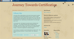 Desktop Screenshot of becomingcertified.blogspot.com