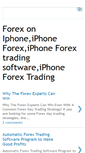 Mobile Screenshot of iphone-forex.blogspot.com