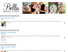 Tablet Screenshot of bellaweddings-events.blogspot.com