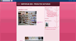 Desktop Screenshot of emporiumzenprodutosnaturais.blogspot.com