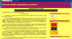 Desktop Screenshot of 6lazabloglengua.blogspot.com