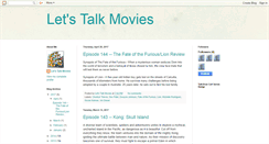 Desktop Screenshot of letstalkmoviespodcast.blogspot.com