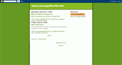 Desktop Screenshot of nancysgolfworld.blogspot.com