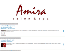 Tablet Screenshot of amirasalonspa.blogspot.com