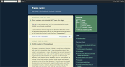 Desktop Screenshot of frankrantz.blogspot.com
