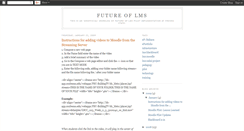 Desktop Screenshot of futureoflms.blogspot.com