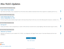 Tablet Screenshot of missvickisupdates.blogspot.com