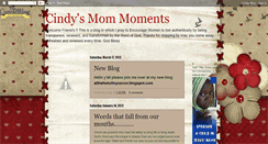 Desktop Screenshot of cindysmommoments.blogspot.com