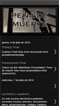 Mobile Screenshot of penademuerteudlap.blogspot.com