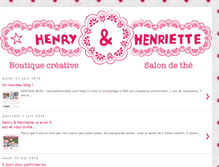 Tablet Screenshot of henryhenriette.blogspot.com