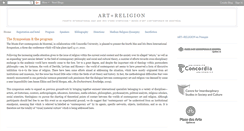 Desktop Screenshot of contemporaryartreligion.blogspot.com