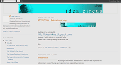 Desktop Screenshot of ideacircus.blogspot.com