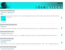 Tablet Screenshot of ideacircus.blogspot.com