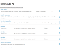 Tablet Screenshot of irmandade7d.blogspot.com