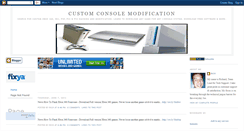 Desktop Screenshot of console-modification.blogspot.com