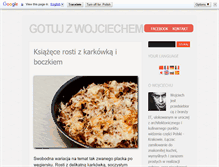 Tablet Screenshot of gotujzwojciechem.blogspot.com
