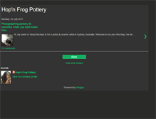 Tablet Screenshot of hopnfrogpottery.blogspot.com