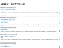 Tablet Screenshot of cerebralpalsysymptoms.blogspot.com